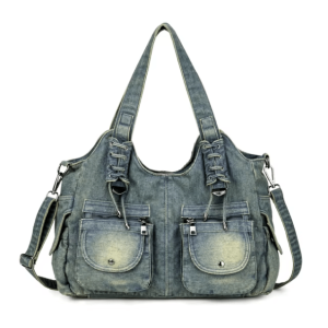 Y2K Denim Bag: Trendy Coquette Aesthetic for Fashion-Forward Looks